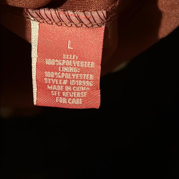 Flying Tomato Red and White Long Sleeve Dress - Picture 13 of 16